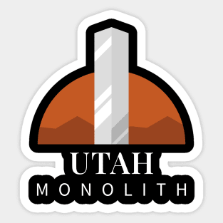 Utah Monolith Sticker